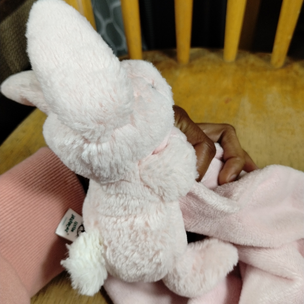 ✓Jellycat Pink Bunny Rabbbit Baby Security Blanket Lovey Lovie fairycore - Picture 8 of 16